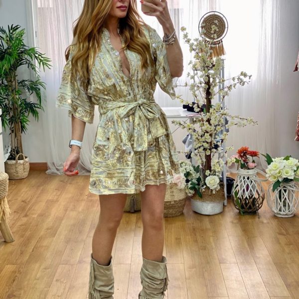 Vestido Champagne