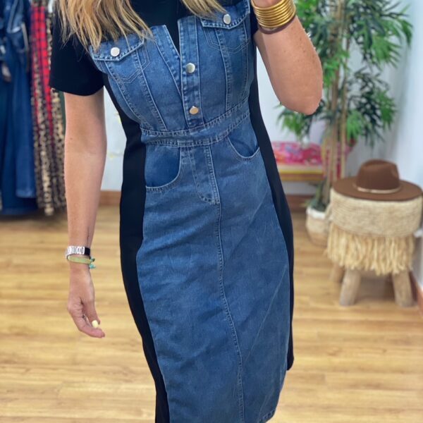 Vestido Midi Denim....AGOTADO