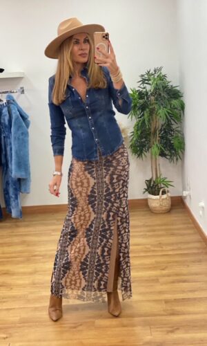 Vestido Falda Triale Blue