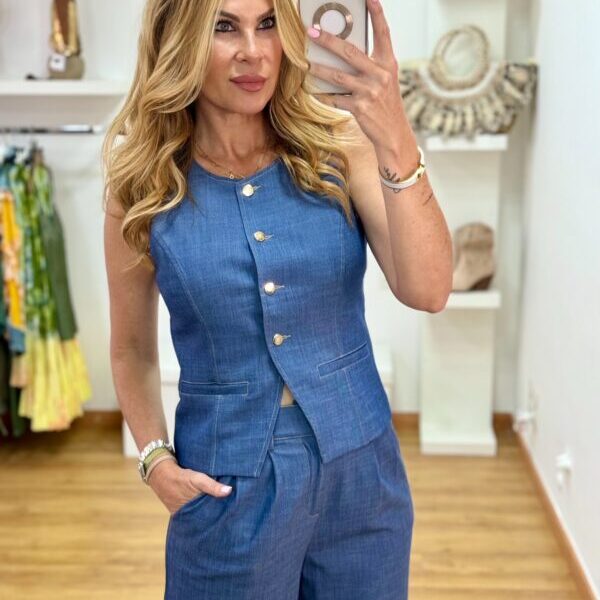 Chaleco Chloe Denim