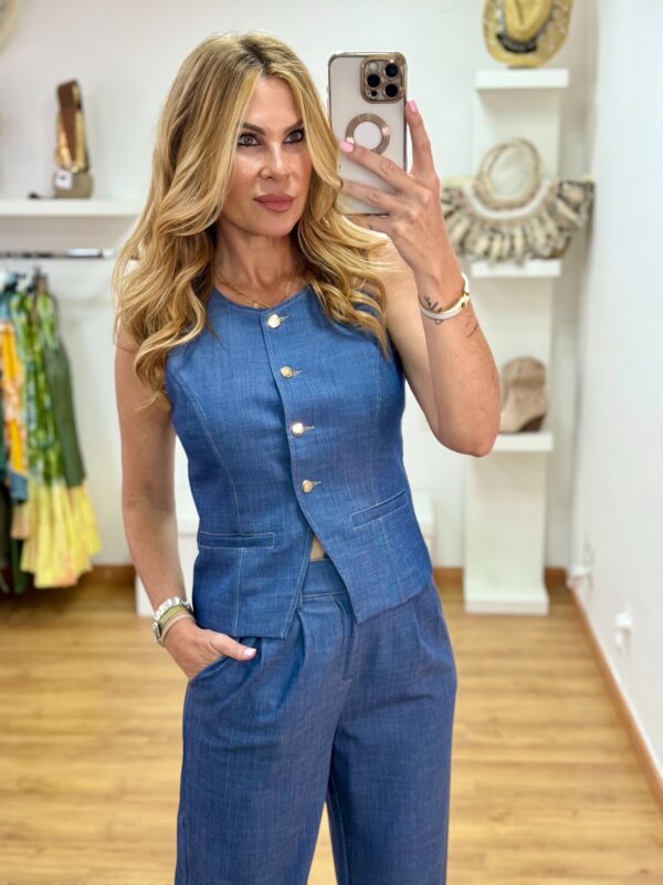 Chaleco Chloe Denim