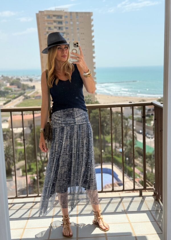 Falda/Vestido Blue Tiger