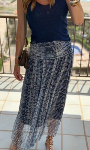 Falda/Vestido Blue Tiger