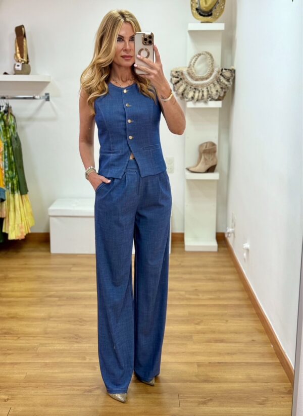 Pantalon Chloe Denim - Imagen 2